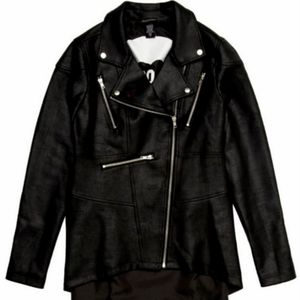 Nwt Umbrella ACADEMy jacket coat vegan leather